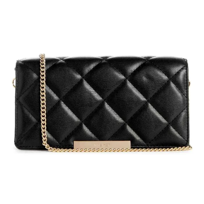 Nine West Crossbody Women Mirabella Phone Chain Crossbody Black