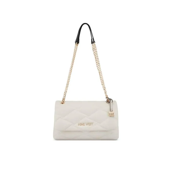Nine West Crossbody Women Regan Convertible Chain Flap Milk