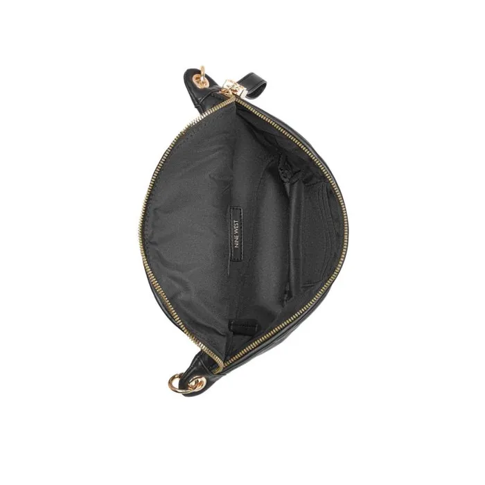 Nine West Crossbody Women Regan Sling Waist Bag Black Nine West Crossbody Women Regan Sling Waist Bag Black