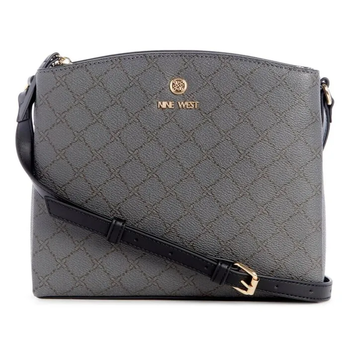 Nine West Crossbody Women Siera Crossbody Onyx Logo