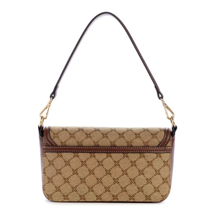 Nine West Crossbody Women Siera Shoulder Bag Crossbody Mocha Logomahogany