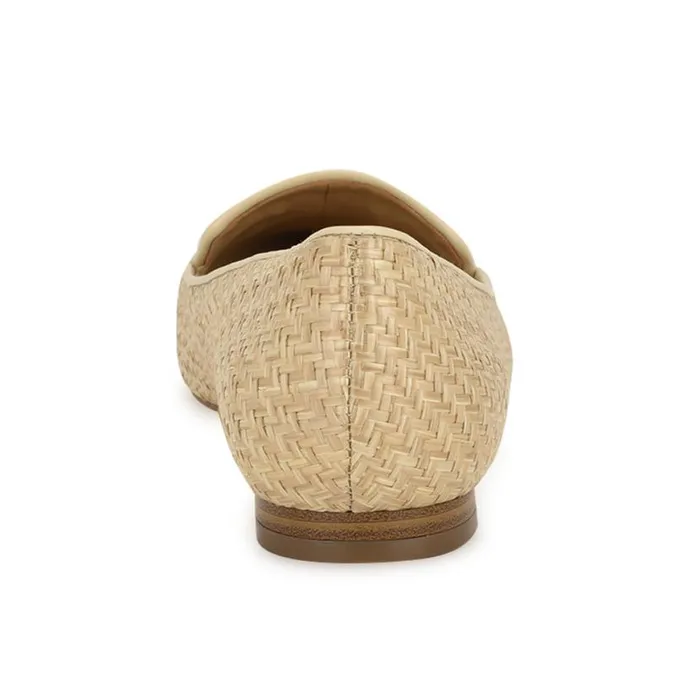 Nine West Flats Women Abay Smoking Flats Natural Raffia