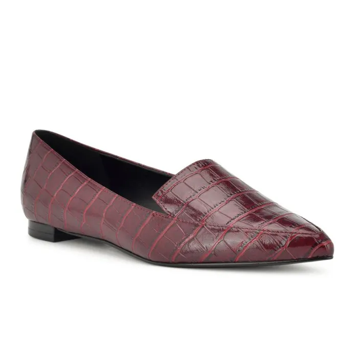 Nine West Flats Women Abay Smoking Flats Pink Nine West Flats Women Abay Smoking Flats Pink
