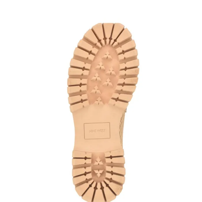 Nine West Flats Women Afer Mesh Lugsole Loafers Natural