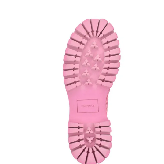 Nine West Flats Women Afer Mesh Lugsole Loafers Pink