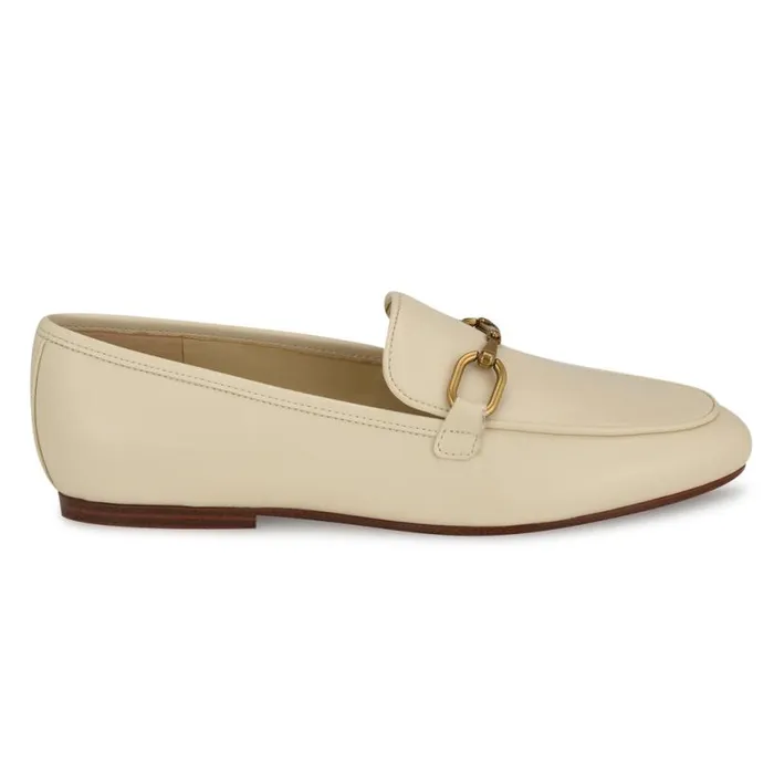 Nine West Flats Women Brayci Casual Loafers Ivory
