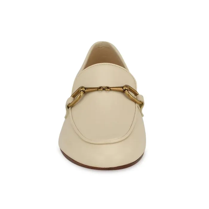 Nine West Flats Women Brayci Casual Loafers Ivory