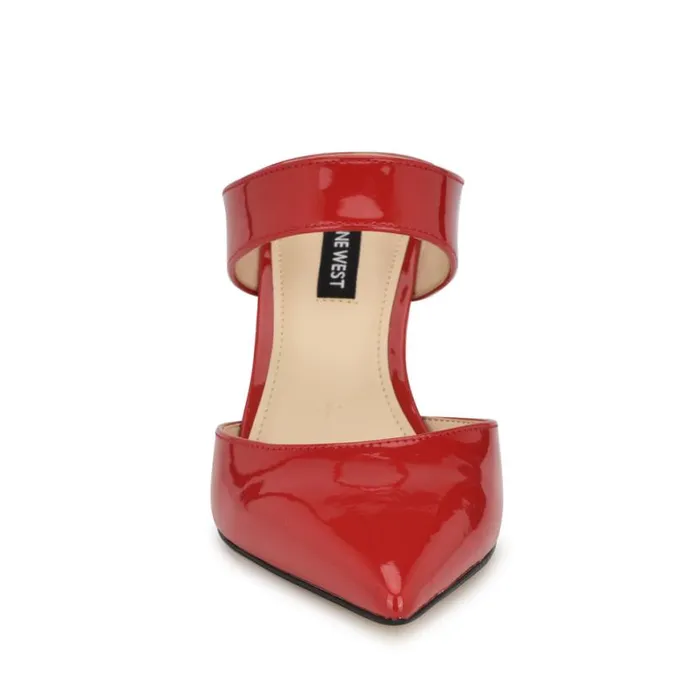Nine West Heels Women Darian SlipOn Dress Pumps Red Patent Nine West Heels Women Darian SlipOn Dress Pumps Red Patent