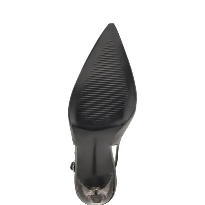 Nine West Heels Women Felina Pointy Toe Slingback Pumps Blackblack