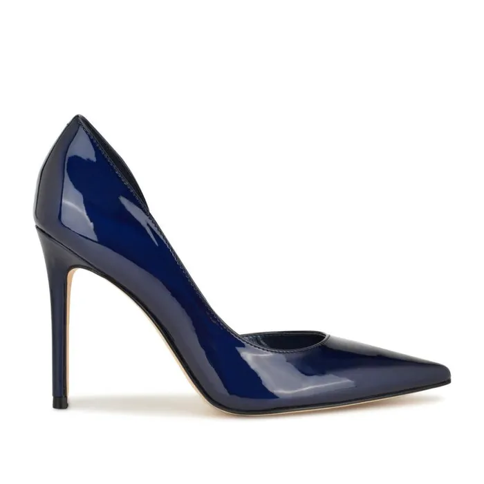 Nine West Heels Women Folowe D039Orsay Pointy Toe Pumps Blue