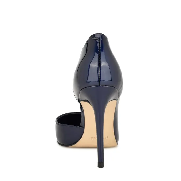 Nine West Heels Women Folowe D039Orsay Pointy Toe Pumps Blue