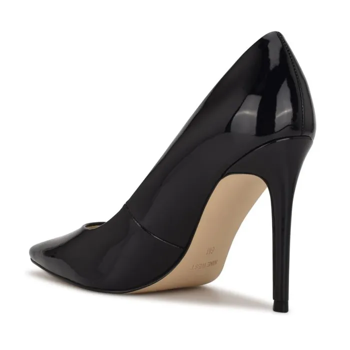 Nine West Heels Women Fresh Pointy Toe Pumps Black Patent Nine West Heels Women Fresh Pointy Toe Pumps Black Patent