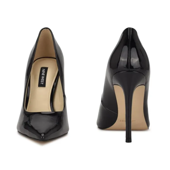 Nine West Heels Women Fresh Pointy Toe Pumps Black Patent Nine West Heels Women Fresh Pointy Toe Pumps Black Patent