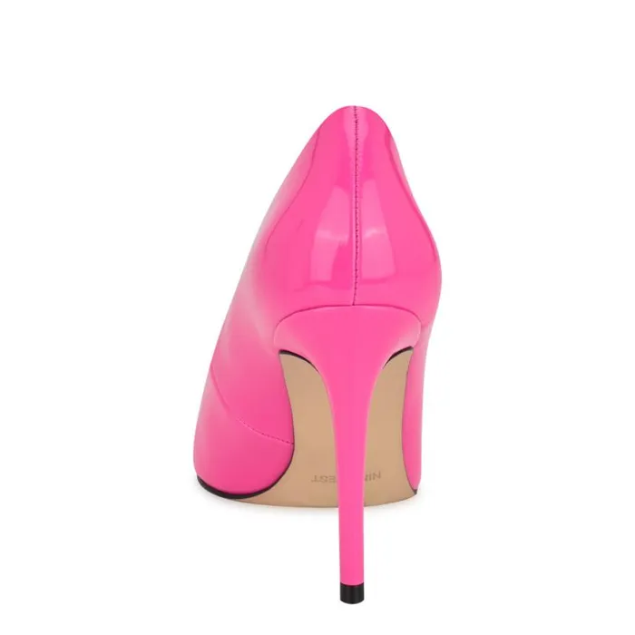 Nine West Heels Women Fresh Pointy Toe Pumps Bright Pink Nine West Heels Women Fresh Pointy Toe Pumps Bright Pink