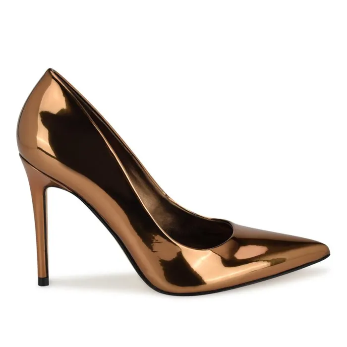Nine West Heels Women Fresh Pointy Toe Pumps Bronze