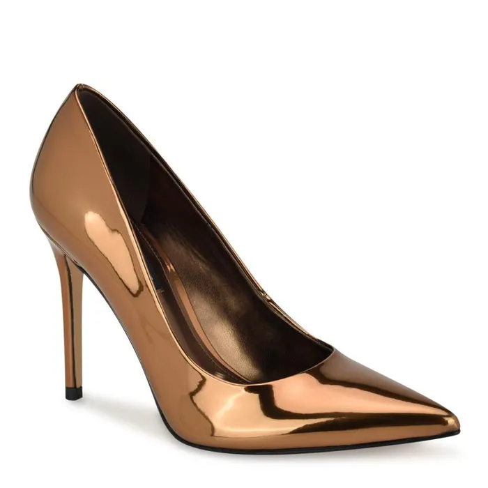 Nine West Heels Women Fresh Pointy Toe Pumps Bronze