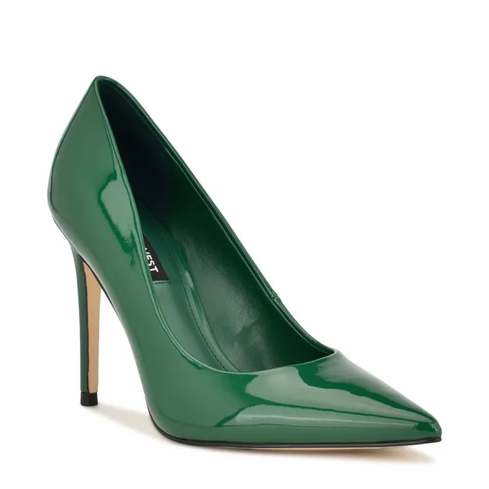 Nine West Heels Women Fresh Pointy Toe Pumps Green Nine West Heels Women Fresh Pointy Toe Pumps Green