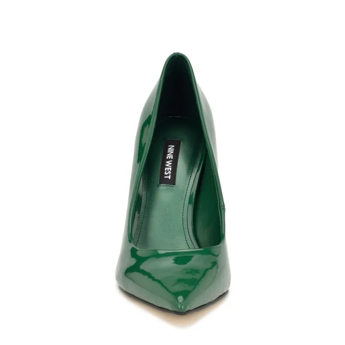 Nine West Heels Women Fresh Pointy Toe Pumps Green Nine West Heels Women Fresh Pointy Toe Pumps Green
