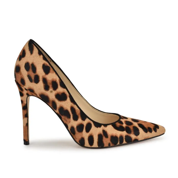 Nine West Heels Women Fresh Pointy Toe Pumps Leopard