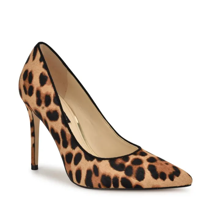 Nine West Heels Women Fresh Pointy Toe Pumps Leopard Nine West Heels Women Fresh Pointy Toe Pumps Leopard
