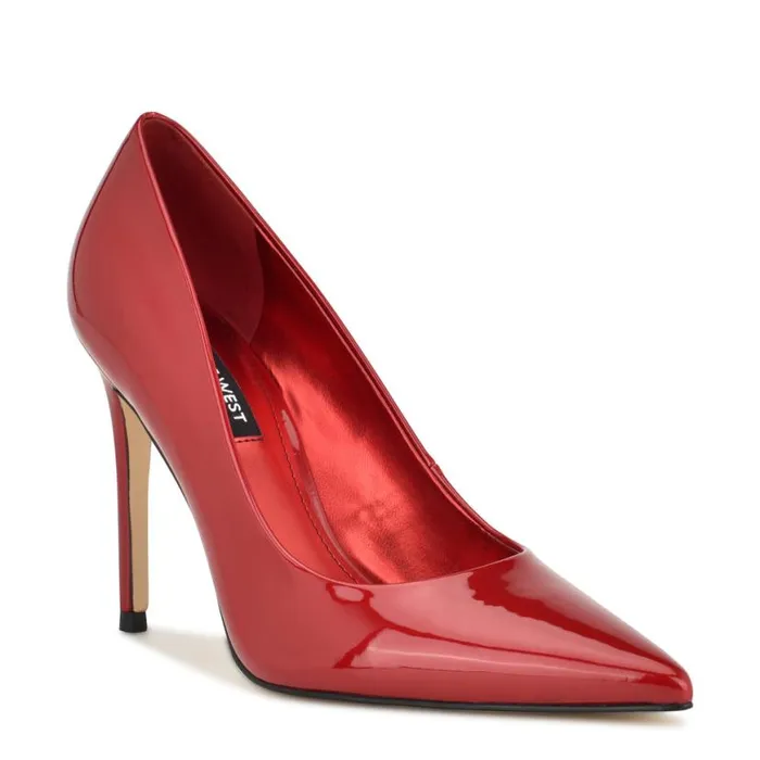 Nine West Heels Women Fresh Pointy Toe Pumps Red Patent Nine West Heels Women Fresh Pointy Toe Pumps Red Patent