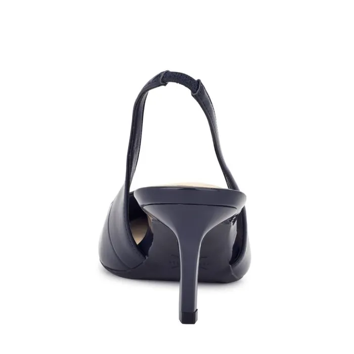 Nine West Heels Women Kately 92159 Slingback Pumps Dark Blue Nine West Heels Women Kately 92159 Slingback Pumps Dark Blue