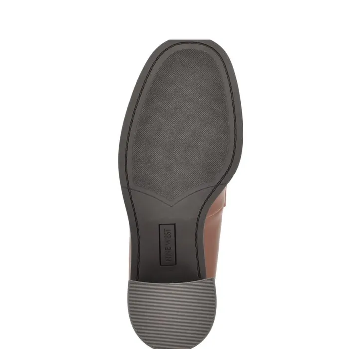 Nine West Heels Women Koolo Casual Moc Loafers Medium Brown