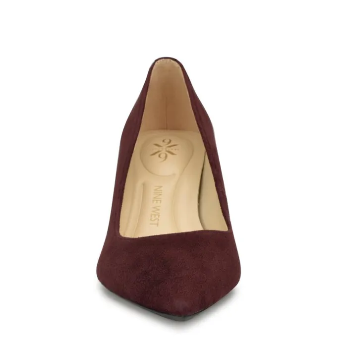 Nine West Heels Women Kuna 92159 Pointy Toe Pumps Dark Red Suede Nine West Heels Women Kuna 92159 Pointy Toe Pumps Dark Red Suede