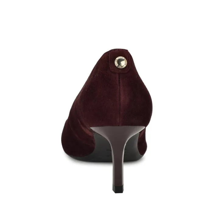 Nine West Heels Women Kuna 92159 Pointy Toe Pumps Dark Red Suede Nine West Heels Women Kuna 92159 Pointy Toe Pumps Dark Red Suede