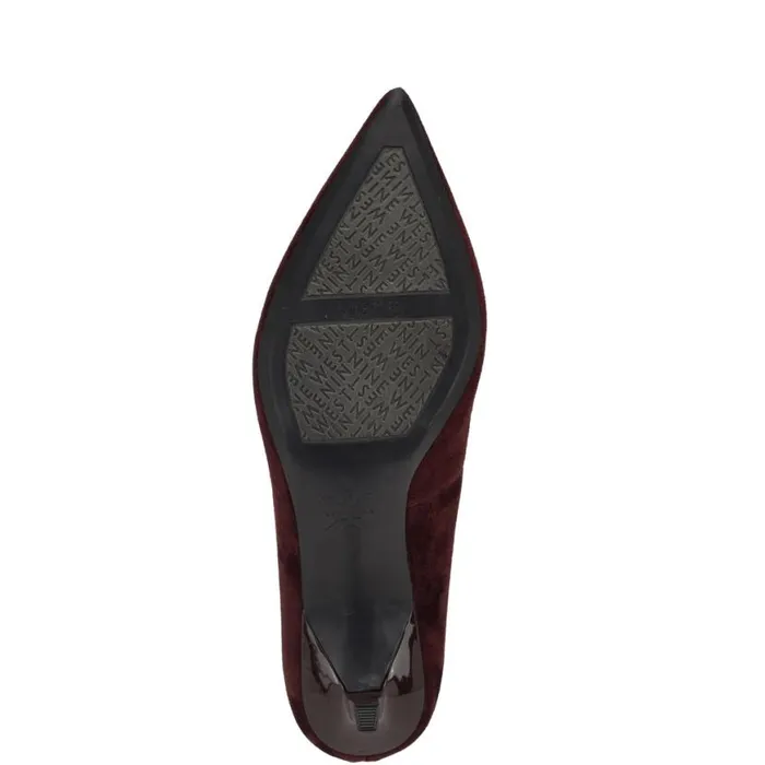 Nine West Heels Women Kuna 92159 Pointy Toe Pumps Dark Red Suede Nine West Heels Women Kuna 92159 Pointy Toe Pumps Dark Red Suede