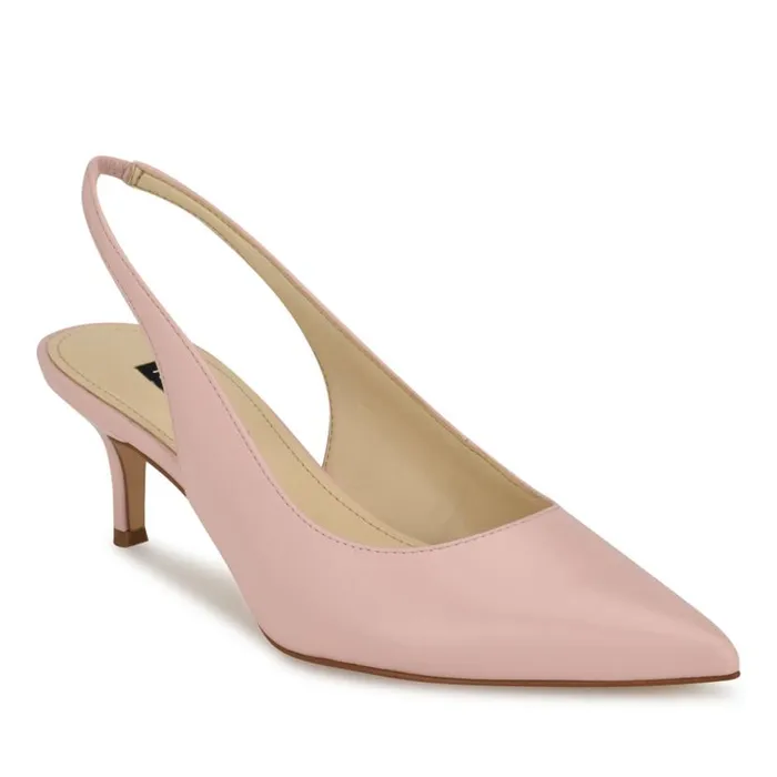 Nine West Heels Women Nataly Slingback Pumps Light Pink Nine West Heels Women Nataly Slingback Pumps Light Pink