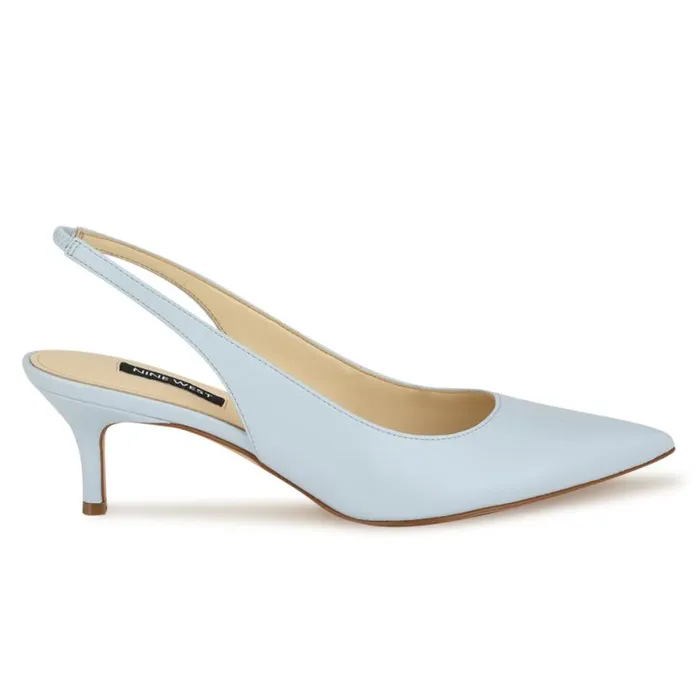 Nine West Heels Women Nataly Slingback Pumps Medium Blue