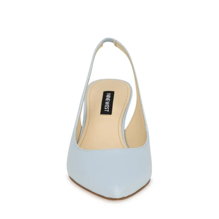 Nine West Heels Women Nataly Slingback Pumps Medium Blue Nine West Heels Women Nataly Slingback Pumps Medium Blue