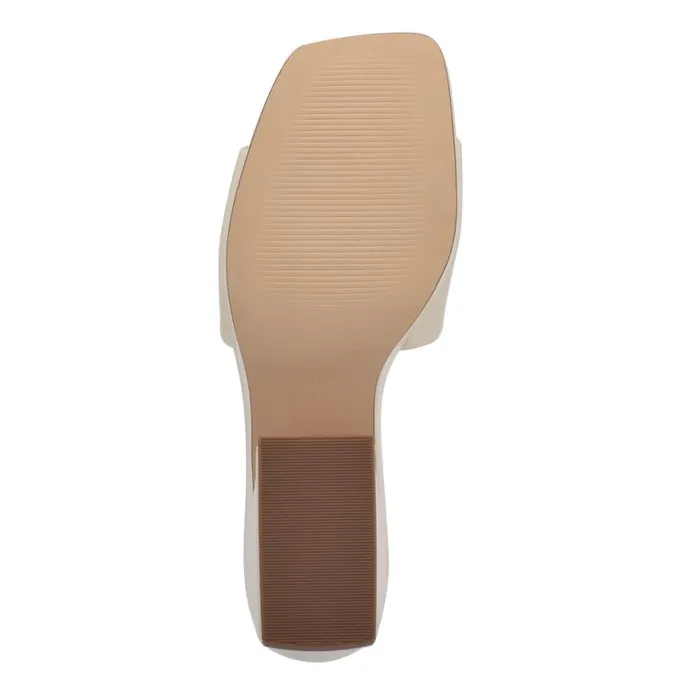 Nine West Heels Women Oklee Platform Slide Sandals Chic Cream Nine West Heels Women Oklee Platform Slide Sandals Chic Cream