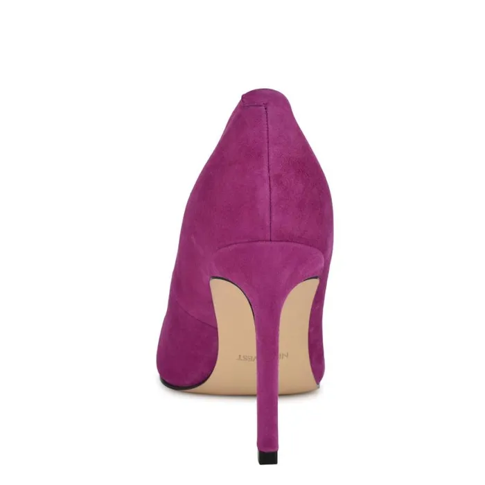 Nine West Heels Women Oraye Dress Pumps Magenta Suede Nine West Heels Women Oraye Dress Pumps Magenta Suede
