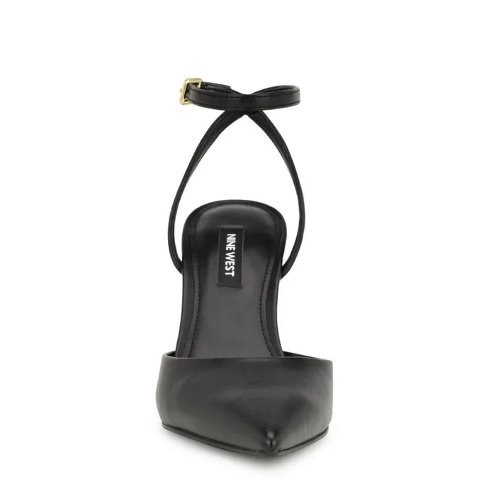 Nine West Heels Women Plaza Ankle Strap Pumps Black Nine West Heels Women Plaza Ankle Strap Pumps Black