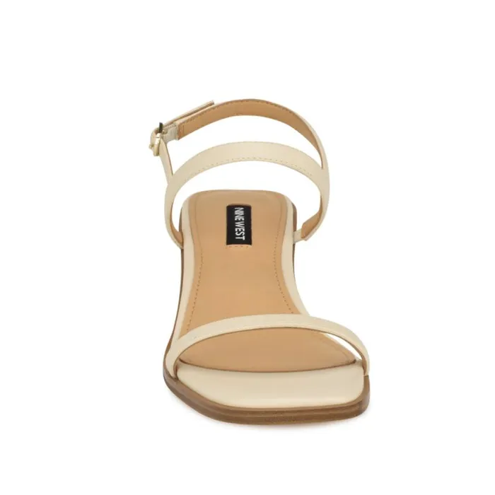 Nine West Heels Women Purdy Block Heel Sandals Ivory Nine West Heels Women Purdy Block Heel Sandals Ivory