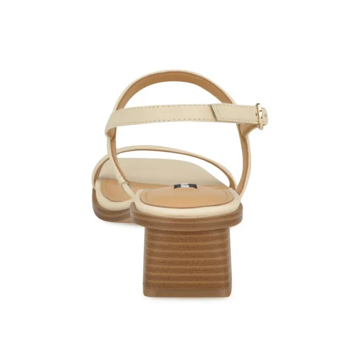 Nine West Heels Women Purdy Block Heel Sandals Ivory Nine West Heels Women Purdy Block Heel Sandals Ivory