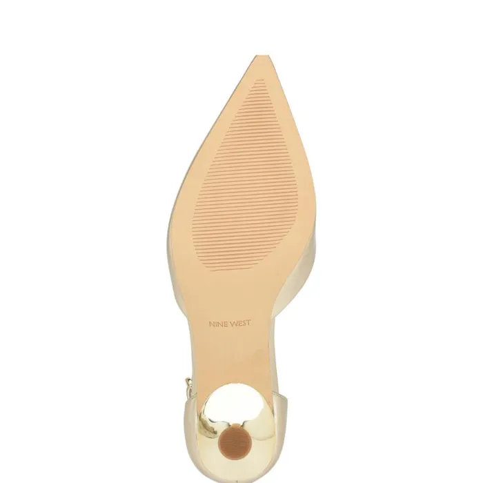 Nine West Heels Women Racha Ankle Strap Pumps Platino