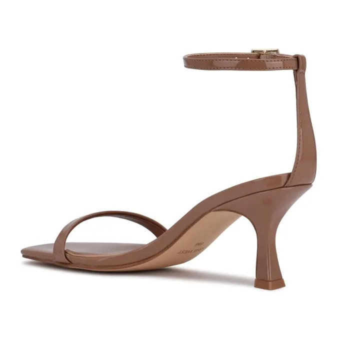 Nine West Heels Women Ripe Heeled Sandals Clay Patent Nine West Heels Women Ripe Heeled Sandals Clay Patent