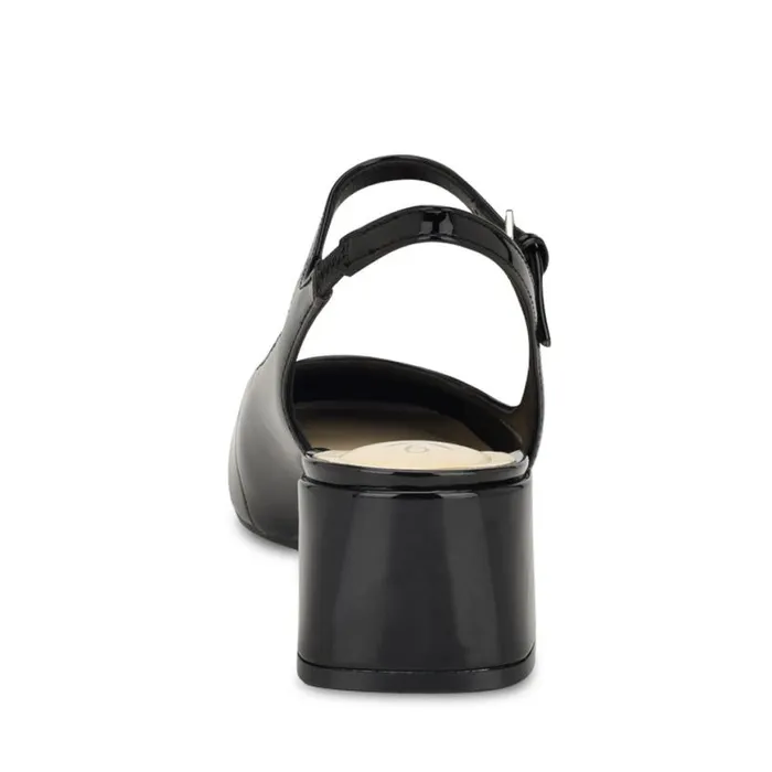Nine West Heels Women Roslin 92159 Block Heel Pumps Black Patent Nine West Heels Women Roslin 92159 Block Heel Pumps Black Patent