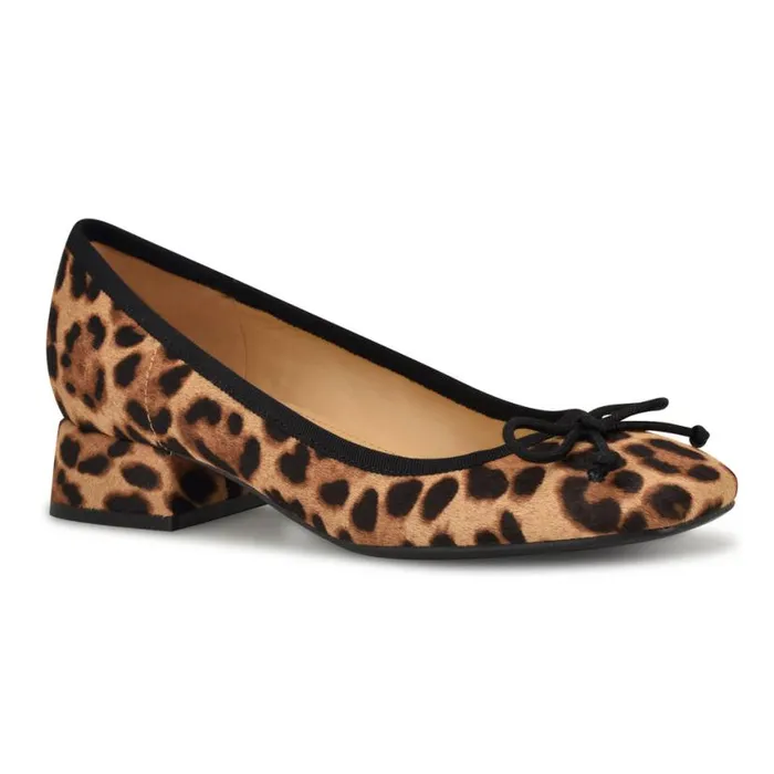 Nine West Heels Women Saruh Square Toe Pumps Leopard Nine West Heels Women Saruh Square Toe Pumps Leopard
