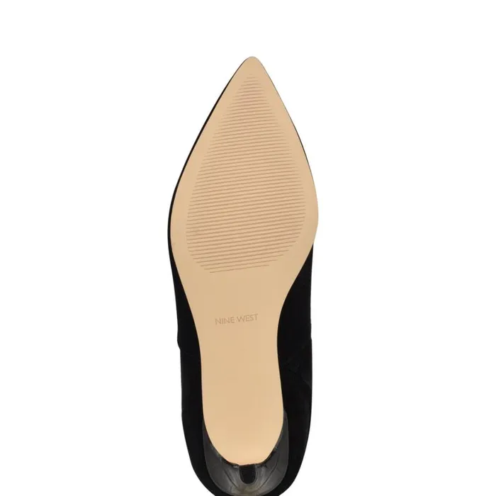 Nine West Heels Women Sirena Heeled Dress Boots Black Suede Nine West Heels Women Sirena Heeled Dress Boots Black Suede