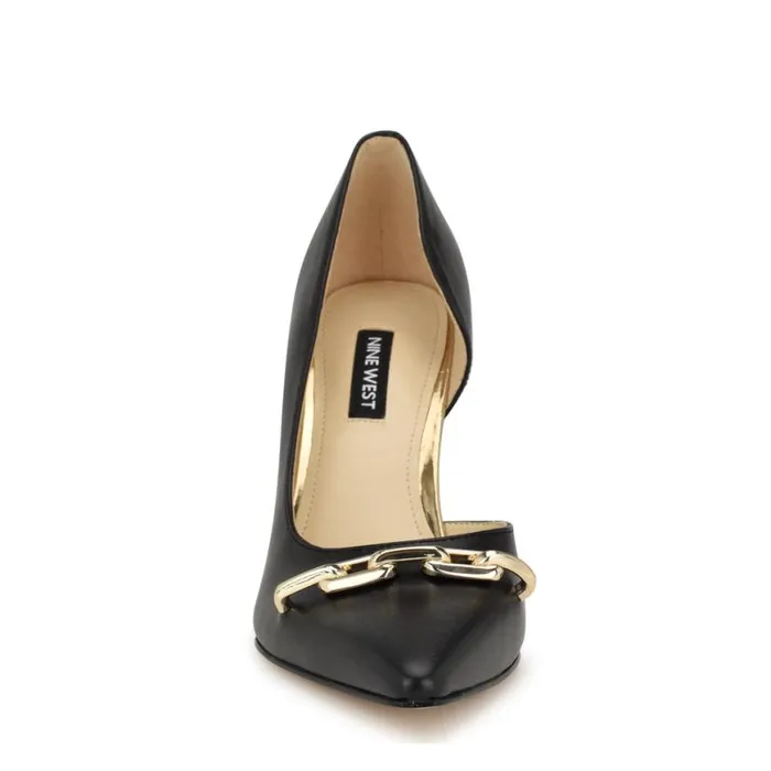 Nine West Heels Women Vampe D039Orsay Chain Pumps Black