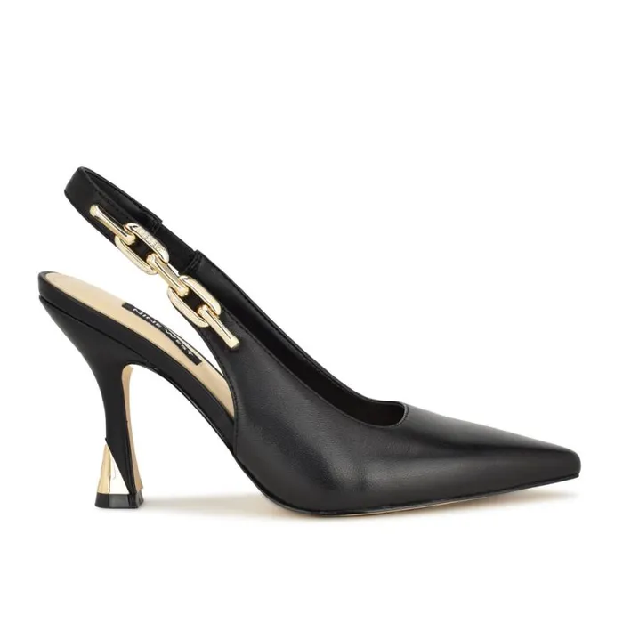 Nine West Heels Women Veroni Slingback Pumps Black