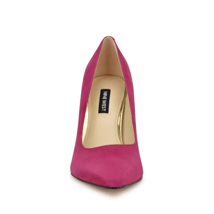 Nine West Heels Women Vylot Pointy Toe Pumps Pink Suede Nine West Heels Women Vylot Pointy Toe Pumps Pink Suede