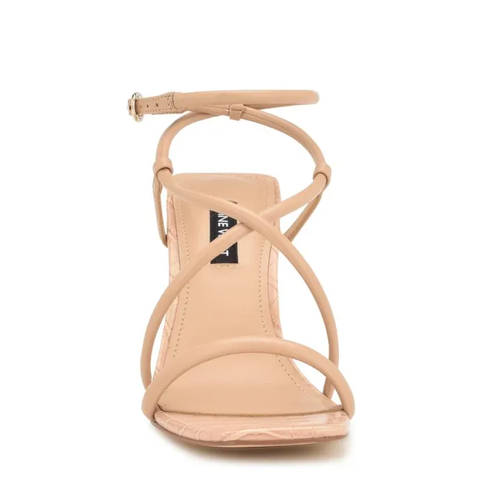 Nine West Heels Women Yeera Strappy Heeled Sandals Warm Blush Nine West Heels Women Yeera Strappy Heeled Sandals Warm Blush