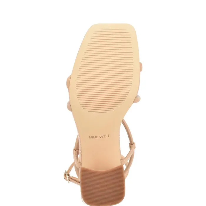 Nine West Heels Women Yeera Strappy Heeled Sandals Warm Blush Nine West Heels Women Yeera Strappy Heeled Sandals Warm Blush