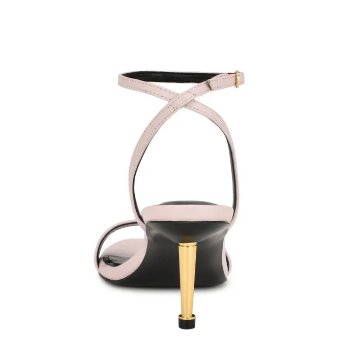 Nine West Sandals Women Anny Ankle Strap Heeled Sandals Baby Pink Nine West Sandals Women Anny Ankle Strap Heeled Sandals Baby Pink