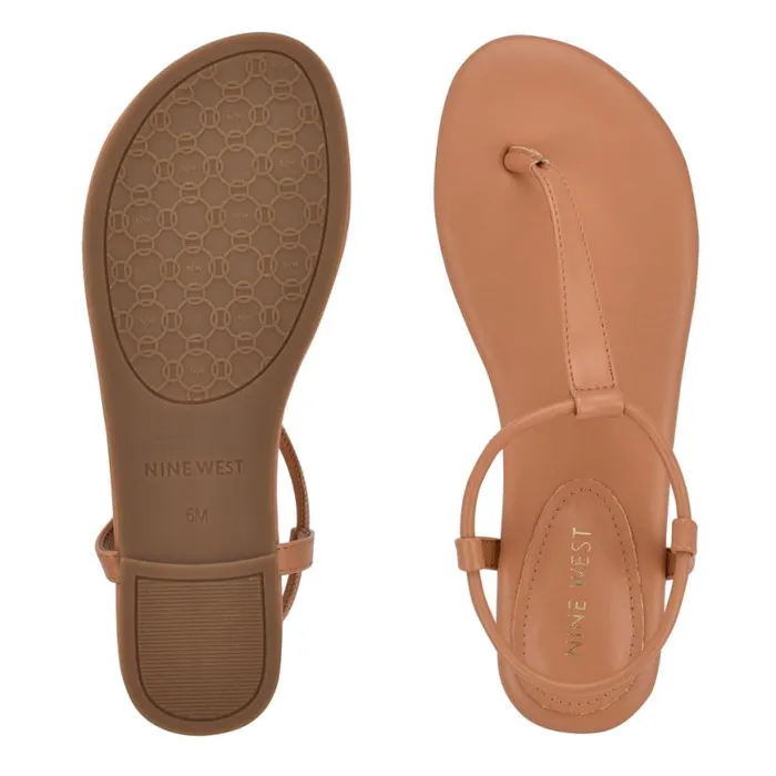 Nine West Sandals Women Bassie Flat Sandals Natural Nine West Sandals Women Bassie Flat Sandals Natural